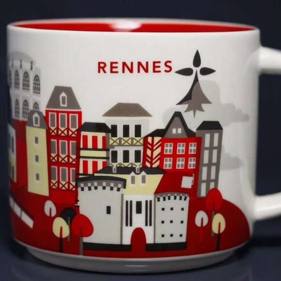 New in Box Starbucks Rennes France You are Here Series 14 oz Mug - Hard to Find - Picture 1 of 5